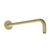 Wandarm IVY 40 cm 1/2 RVS316 Geborsteld Mat Goud PVD - thumbnail