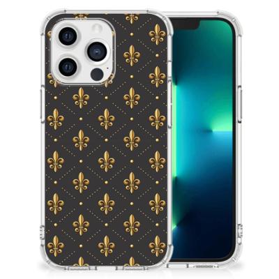 Apple iPhone 13 Pro Doorzichtige Silicone Hoesje Franse Lelie Apple iPhone 13 Pro Doorzichtige Silicone Hoesje Franse Lelie