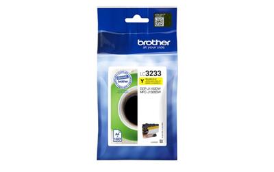 Brother LC-3233Y Geel 1500pagina's inktcartridge Brother LC-3233Y Geel 1500pagina's inktcartridge
