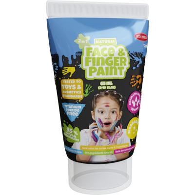 Boti Natural face & fingerpaint tube - zwart, 65ml