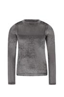 Like Flo winter velvet mesh top meisjes teens - grijs - Elina - voering - thumbnail