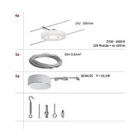 Paulmann DiscLED I 50109 Kabelbasissysteem LED vast ingebouwd 16 W LED Satijn - thumbnail