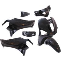 Edge Plaatset 7-delig voor piaggio liberty vanaf bouwjaar 2004 tot 2009 - metallic zwart - thumbnail