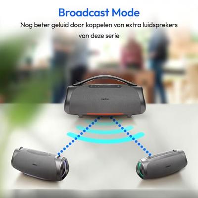 Bluetooth-luidspreker - MEDION - M - 30 W - Bluetooth 5.3 - IPX7 - 42 uur batterijduur