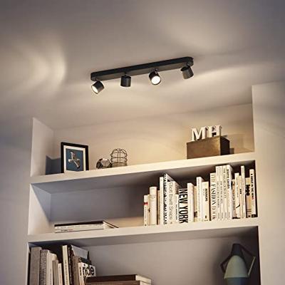 Philips Zwarte led plafondspotStar 4-lichts - 929003205401