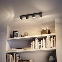 Philips Zwarte led plafondspotStar 4-lichts - 929003205401 - thumbnail