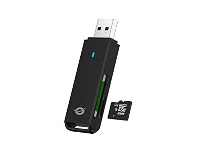 Conceptronic BIAN02B geheugenkaartlezer USB 3.2 Gen 1 (3.1 Gen 1) Type-A Zwart