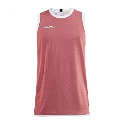 Craft 1911109 Progress Rev. Basket Singlet M - Bright Red/White - 3XL