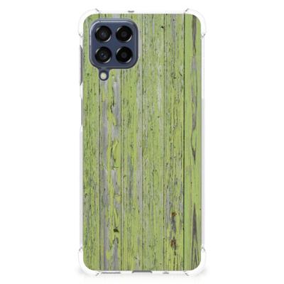 Samsung Galaxy M53 Stevig Telefoonhoesje Green Wood Samsung Galaxy M53 Stevig Telefoonhoesje Green Wood