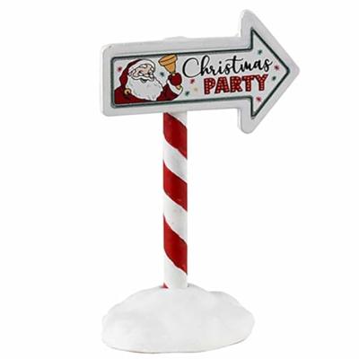 Christmas Party Sign Kersthuisje LEMAX - Lemax Christmas Party Sign Kersthuisje LEMAX - Lemax