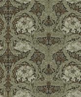 Dutch Wallcoverings Hidden Treasures 2 -African Marigold Zw/Grn - Zwart/Groen - thumbnail