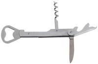 Cosy flesopener-kurkentrekker, 14 cm, verchroomd - thumbnail