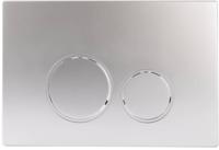 OUTLET Bedieningsplaat StarBlueDisc Doppio 25 TBV Geberit UP100 UP320 Mat Chroom - thumbnail