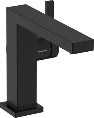 Hansgrohe Tecturis E ééngreeps wastafelkraan 110 Fine CoolStart zonder waste, mat zwart