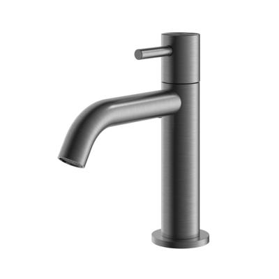 Hotbath Archie Fonteinkraan - Opbouw - Uitvoering BGP - Geborsteld Gunmetal PVD - Messing - 97 mm - Waterbesparend