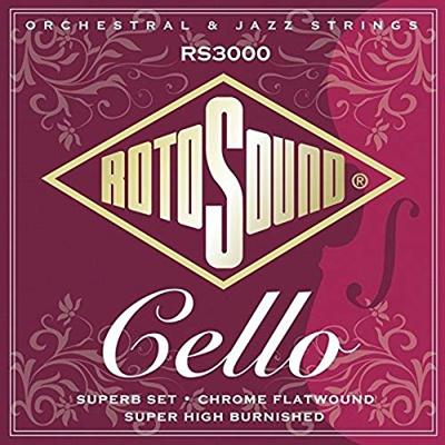 Rotosound RS3000 flatwound snarenset voor cello