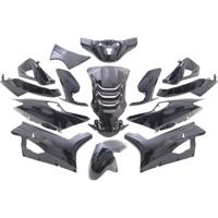 Edge Plaatset 14-delig voor peugeot speedfight 4 - metallic zwart - thumbnail