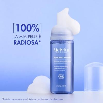Melvita Bouquet Floral Radiance-Boosting Cleansing Foam 150 ml Make-up verwijderaar en reiniger Melvita Bouquet Floral Radiance-Boosting Cleansing Foam 150 ml Make-up verwijderaar en reiniger