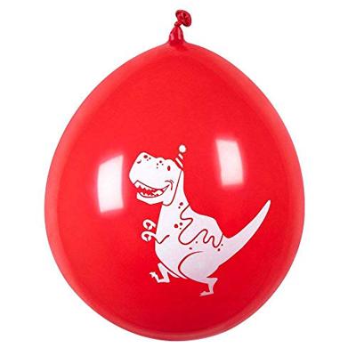 Ballonnen Dino party set a 6 stuks Ø25cm - thumbnail