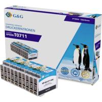 G&G Inktcartridge Compatibel Zwart, Cyaan, Magenta, Geel NP-R-0711*4/711/712/713/714*2 1P0711-10 - thumbnail