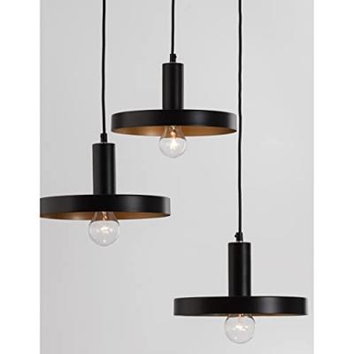 Lyora Design hanglampGarni 3-lichts zwart - 9417051