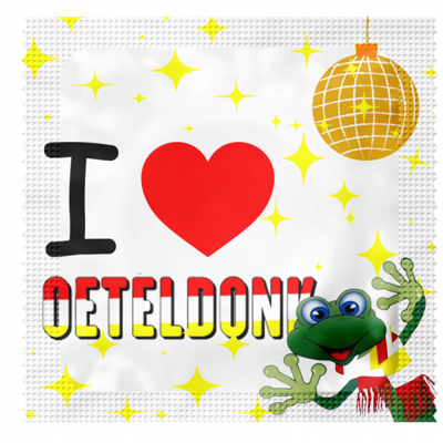 Carnavals condoom Oeteldonk + GRATIS embleem Carnavals condoom Oeteldonk + GRATIS embleem