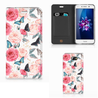 Huawei Y5 2 | Y6 Compact Smart Cover Butterfly Roses - thumbnail