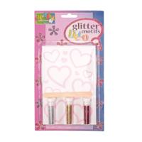 Vaessen Creative • transfer + 3x glitter hartjes - thumbnail