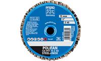 PFERD TOOLS 42719704 CD PFF 75 Z 40 Lamellenschijf Diameter 75 mm Korrelgrootte (num) 40 Legering op kobaltbasis, Brons, Titanium, Koper, Messing, RVS, - thumbnail