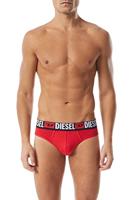 Diesel Herenslips Andre 3-pack zwart-grijs-rood - thumbnail