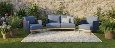 Kolbe lounge set 3pcs 2 chairs/bench 2-seater Eurofar - Eurofar Kolbe lounge set 3pcs 2 chairs/bench 2-seater Eurofar - Eurofar
