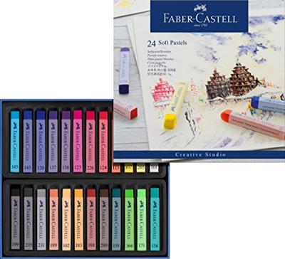 Faber Castell fc-128324 pastelkrijt creative studio softpastel 24 delig etui