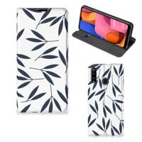 Samsung Galaxy A20s Smart Cover Leaves Blue - thumbnail