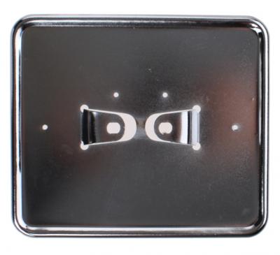 Diverse Kentekenplaat houder bromfiets staal chroom liggend