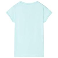 Kindershirt 92 lichtzeeblauw - thumbnail