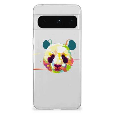 Google Pixel 8 Pro Telefoonhoesje met Naam Panda Color Google Pixel 8 Pro Telefoonhoesje met Naam Panda Color