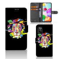 Samsung Galaxy A41 Leuk Hoesje Lion Color - thumbnail