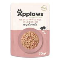 APPLAWS Tuna fillet with salmon in jelly - nat kattenvoer - 70g - thumbnail