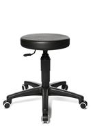 Topstar Draaikruk | met wielen | kunstleer kussen zwart | zithoogteverstelling 390-520 mm | 1 stuk - 72270D10H 72270D10H - thumbnail