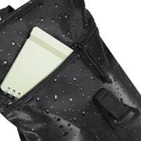 New Rebels Droplets Los Angeles Zwart 7L Rolltop Rugzak Waterafstotend - Waterdruppel Design - thumbnail