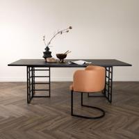 Nohr Eettafel 'Tarissa' 220 x 100cm, kleur Zwart - thumbnail