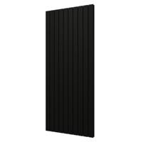 Plieger Designradiator Cavallino Retto Dubbel 1936 Watt Middenaansluiting 180x75,4 cm Zwart - thumbnail