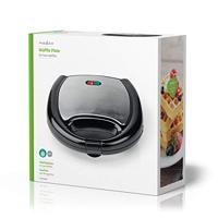 Nedis Wafelijzer 750 W Zwart - thumbnail