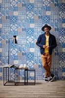 Livingwalls Metropolitan Stories blauw behang | 369231 - thumbnail