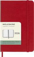 Agenda 2026 Moleskine 12M Planner Weekly 7dagen/1pagina pocket hc scarlet red - thumbnail