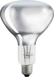 Hard Glas Lamp 150 W - Wit