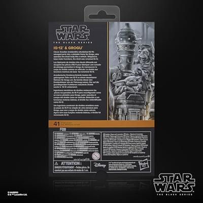 Star Wars: The Mandalorian Black Series Action Figure 2-Pack IG-12 & Grogu 15 cm