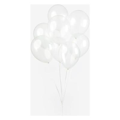 Globos Ballonnen doorzichtig 30cm, 10st.