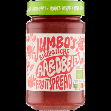Jumbo&apos;s Biologische Aardbeien Fruitspread 250 g