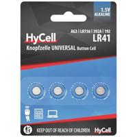 HyCell Knoopcel LR41 1.5 V 4 stuk(s) 30 mAh Alkaline AG3 - thumbnail